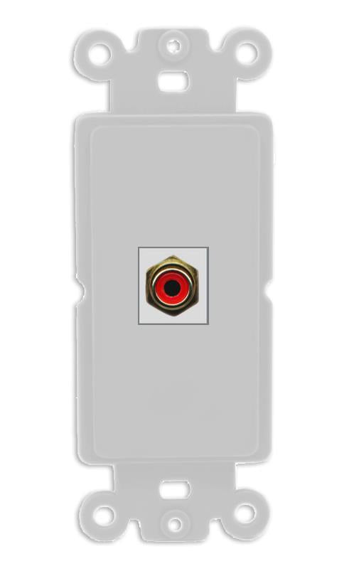 RiteAV RCA-RED Wall Plate Rocker Module [Gray]