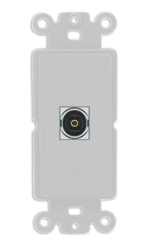 RiteAV TOSLINK Wall Plate Rocker Module [Gray]