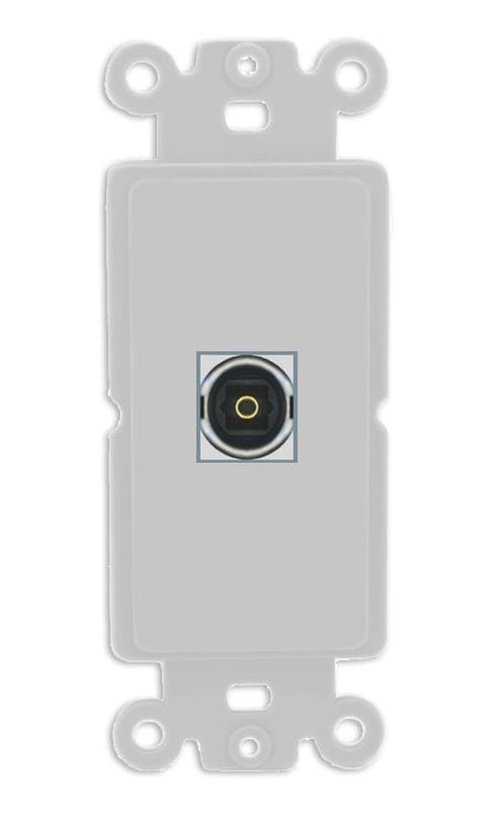 RiteAV TOSLINK Wall Plate Rocker Module [Gray]