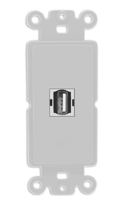 RiteAV USB2 Wall Plate Rocker Module [Gray]