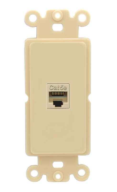 RiteAV CAT5E Wall Plate Rocker Module [Ivory]