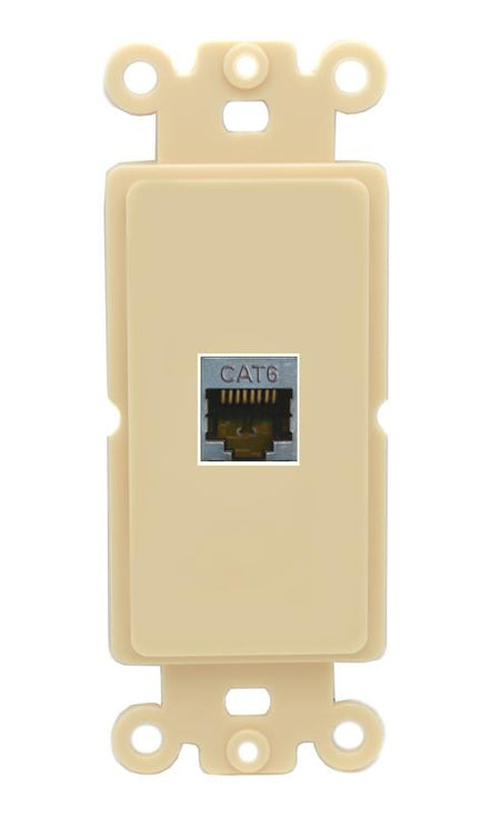 RiteAV CAT6-SHIELDED Wall Plate Rocker Module [Ivory]