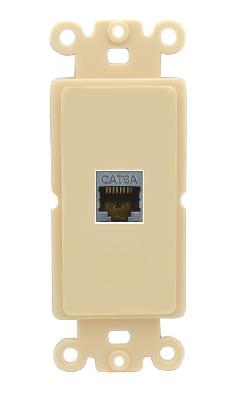 RiteAV CAT6A Wall Plate Rocker Module [Ivory]