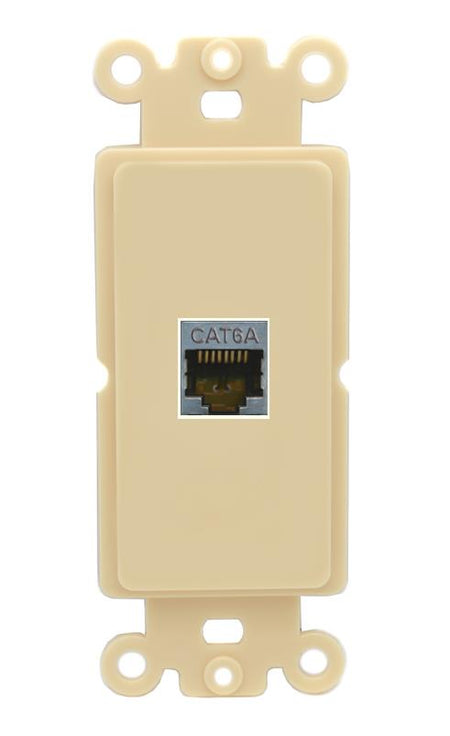 RiteAV CAT6A Wall Plate Rocker Module [Ivory]