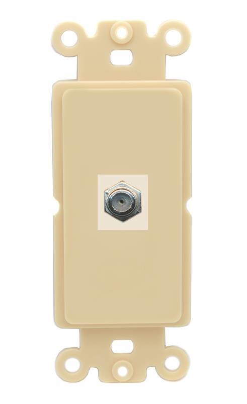 RiteAV COAX Wall Plate Rocker Module [Ivory]