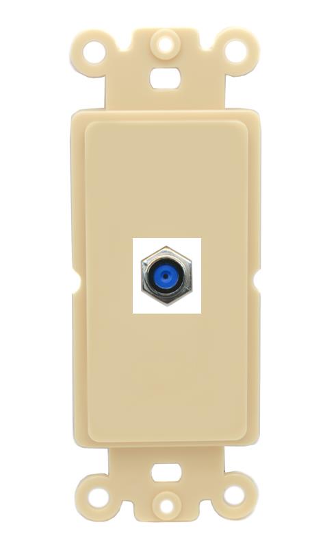 RiteAV F81 Wall Plate Rocker Module [Ivory]