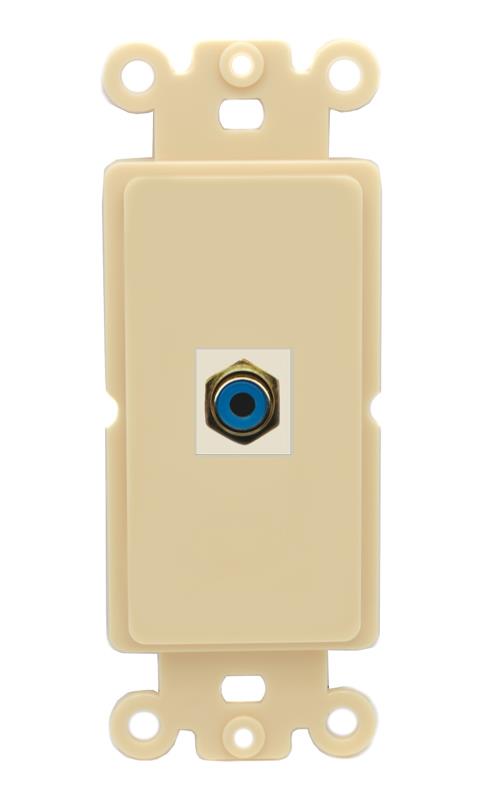 RiteAV RCA-BLUE Wall Plate Rocker Module [Ivory]