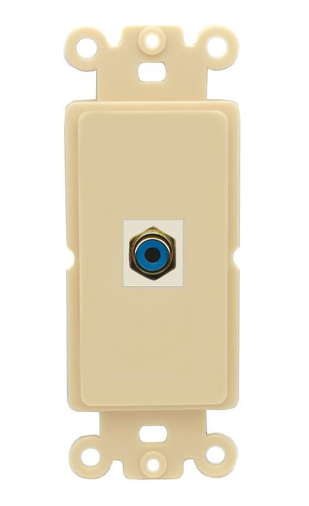 RiteAV RCA-BLUE Wall Plate Rocker Module [Ivory]