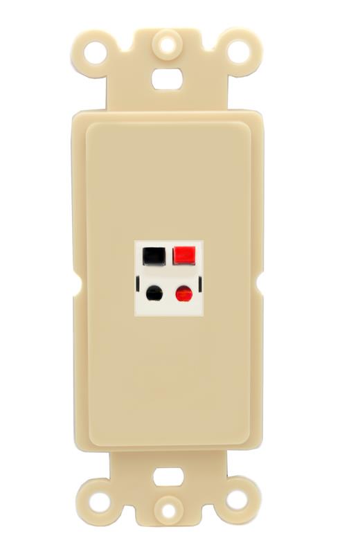 RiteAV SPEAKER Wall Plate Rocker Module [Ivory]