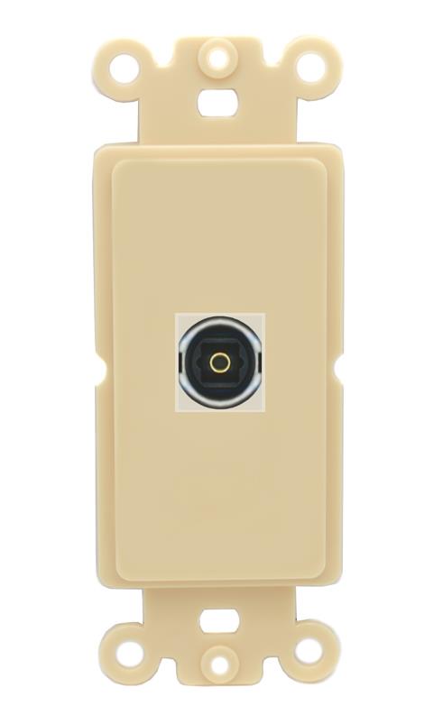 RiteAV TOSLINK Wall Plate Rocker Module [Ivory]