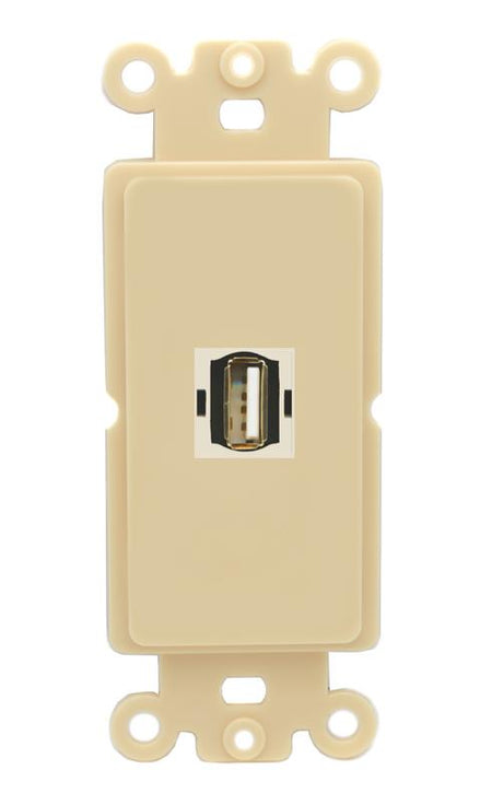 RiteAV USB2 Wall Plate Rocker Module [Ivory]