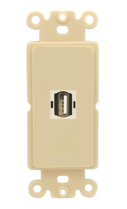 RiteAV USB2 Wall Plate Rocker Module [Ivory]