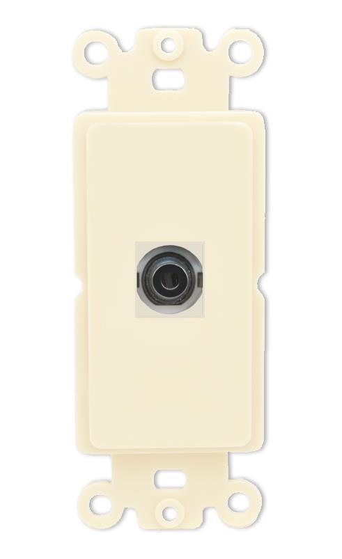 RiteAV 3.5mm Wall Plate Rocker Module [Light Almond]