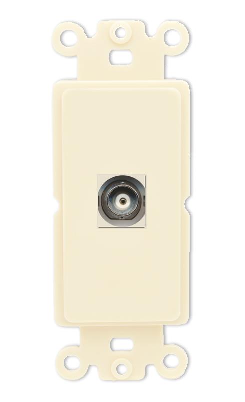 RiteAV BNC Wall Plate Rocker Module [Light Almond]