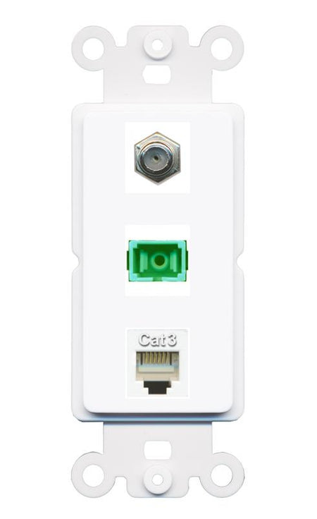 COAX PHONE SC-APC-SX Wall Plate [White]