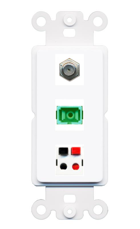 COAX SC-APC-SX SPEAKER Wall Plate [White]