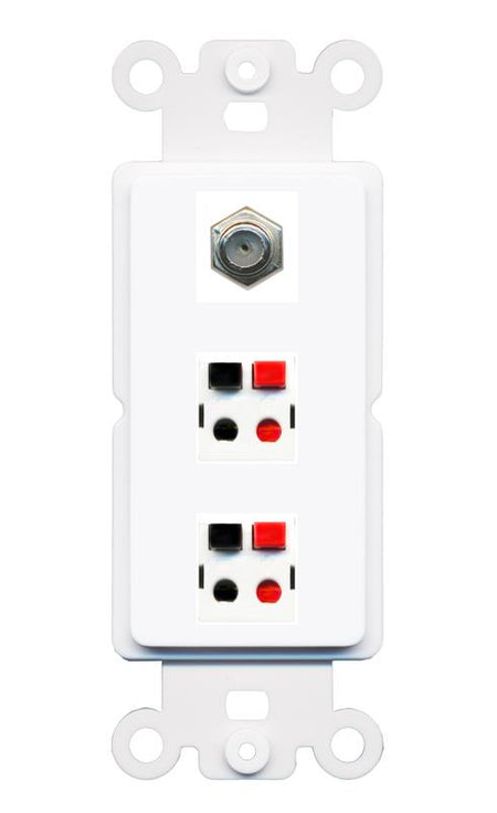 COAX 2 SPEAKER Wall Plate [White]