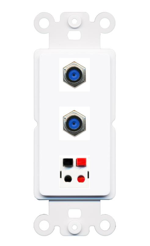 2 F81 SPEAKER Wall Plate [White]
