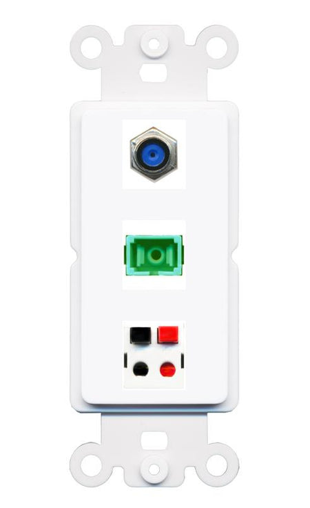 F81 SC-APC-SX SPEAKER Wall Plate [White]