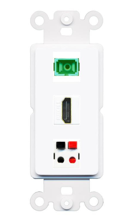 HDMI SC-APC-SX SPEAKER Wall Plate [White]