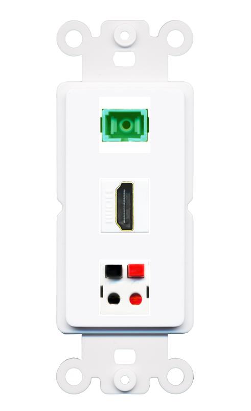 HDMI SC-APC-SX SPEAKER Wall Plate [White]