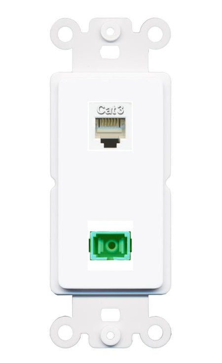 PHONE SC-APC-SX Rocker Insert Module Wall Plate [White]
