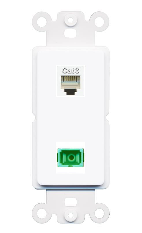 PHONE SC-APC-SX Rocker Insert Module Wall Plate [White]