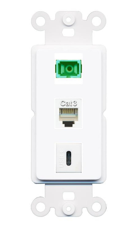 PHONE SC-APC-SX USBC Wall Plate [White]