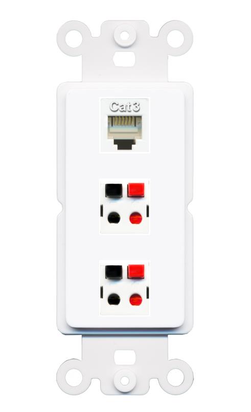 PHONE 2 SPEAKER Wall Plate [White]