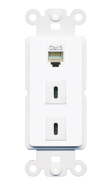 PHONE 2 USBC Wall Plate [White]