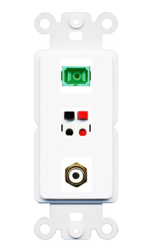 RCA-WHITE SC-APC-SX SPEAKER Wall Plate [White]