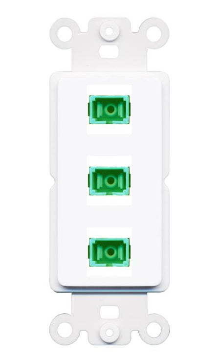 3 SC-APC-SX Wall Plate [White]