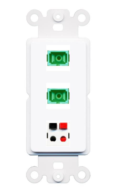 2 SC-APC-SX SPEAKER Wall Plate [White]