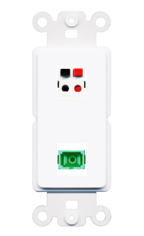 SC-APC-SX SPEAKER Rocker Insert Module Wall Plate [White]