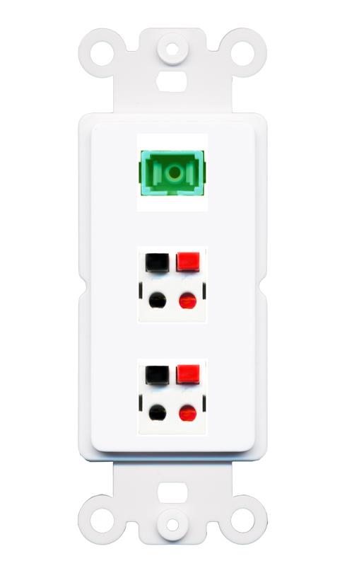 SC-APC-SX 2 SPEAKER Wall Plate [White]