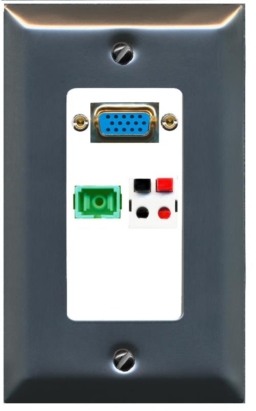 1 SC-APC-SX 1 SPEAKER Wall Plate [White]