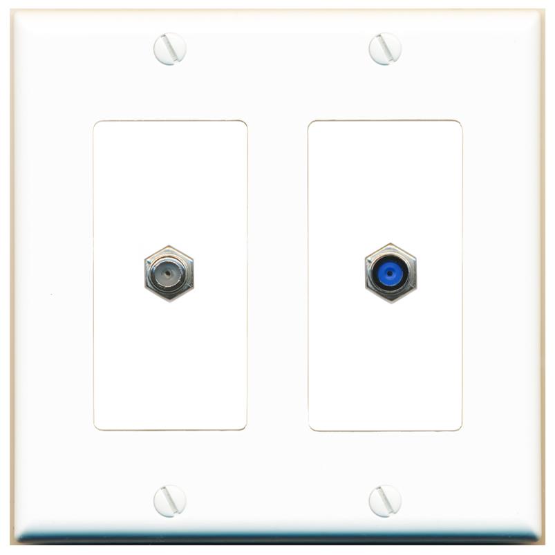 COAX F81 Wall Plate [White]