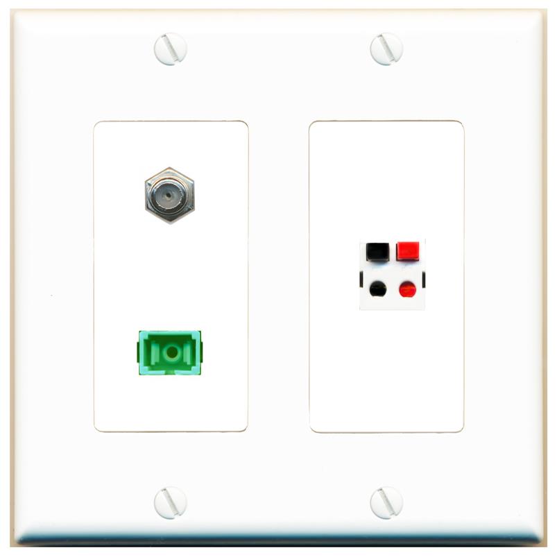 COAX SC-APC-SX SPEAKER Wall Plate [White]