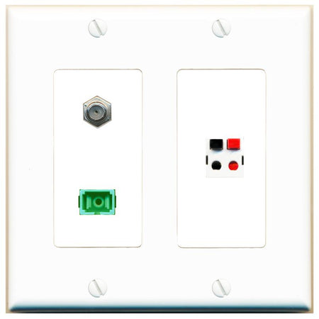 COAX SC-APC-SX SPEAKER Wall Plate [White]