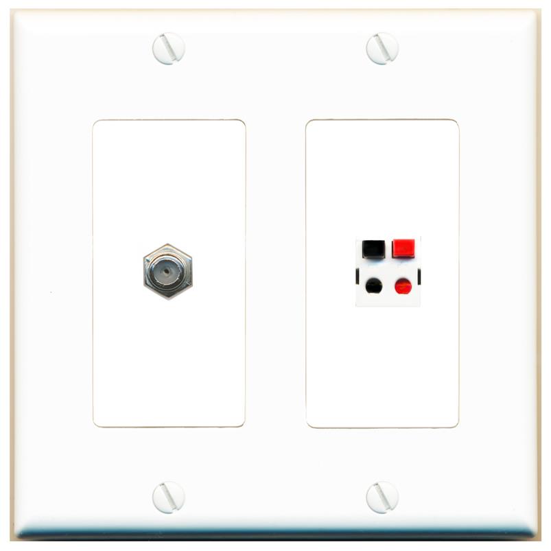 COAX SPEAKER Wall Plate [White]