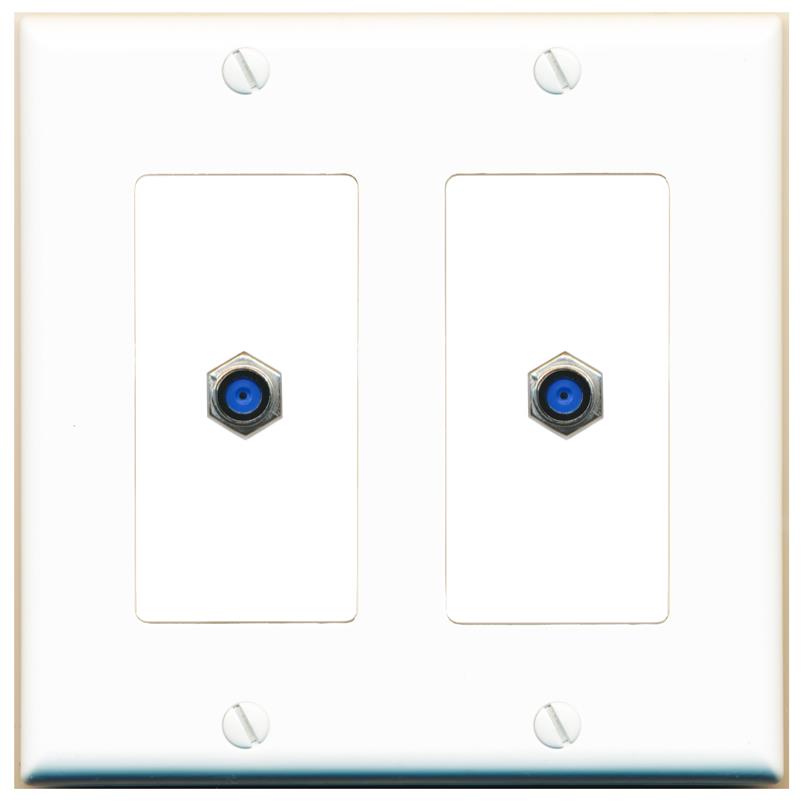 2 F81 Wall Plate [White]