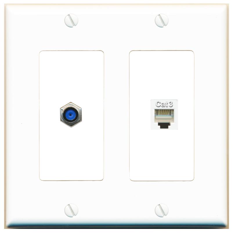 F81 PHONE Wall Plate [White]