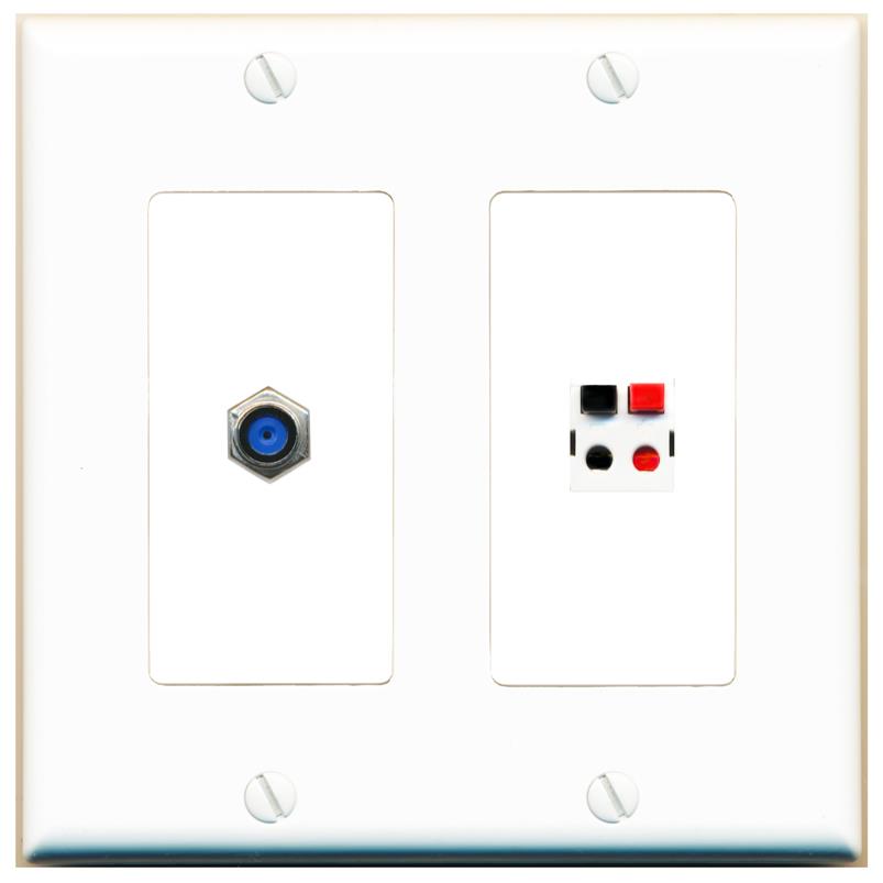 F81 SPEAKER Wall Plate [White]
