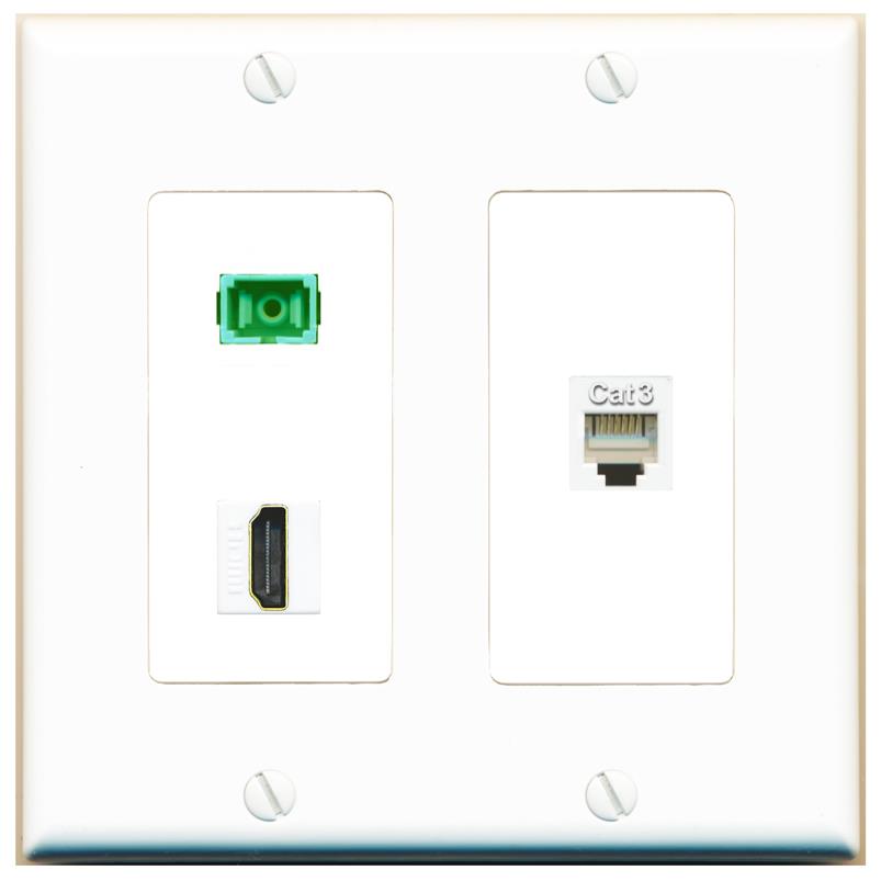 HDMI PHONE SC-APC-SX Wall Plate [White]