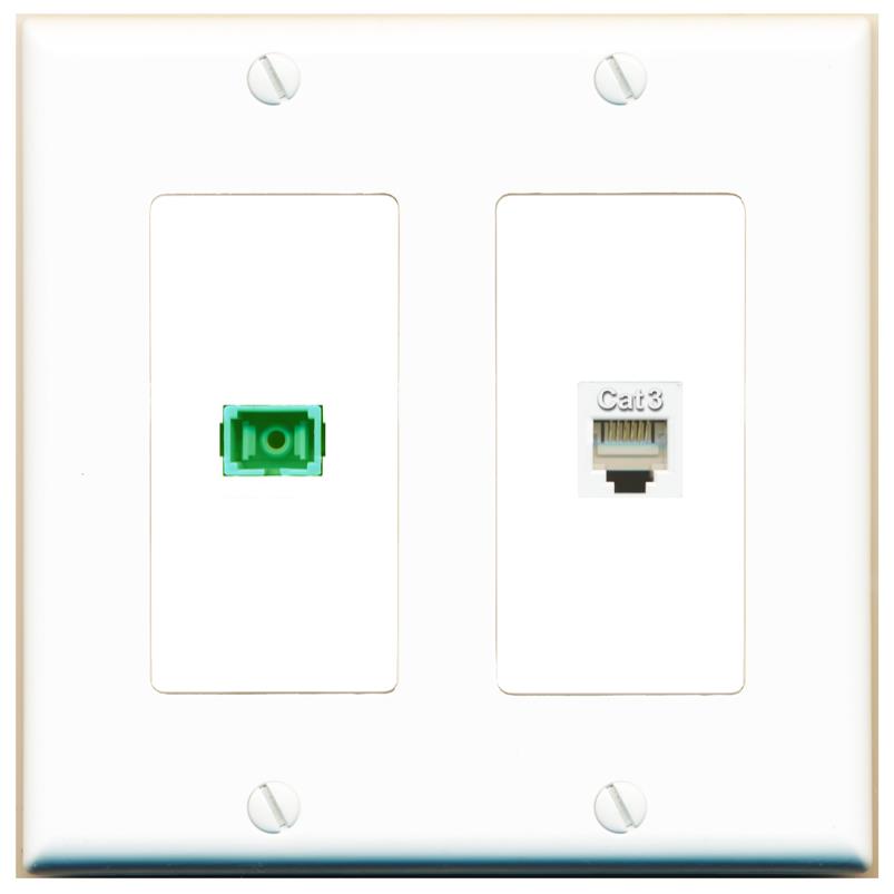 PHONE SC-APC-SX Wall Plate [White]