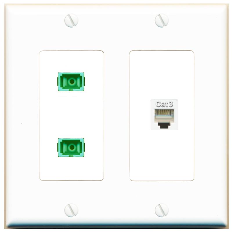 PHONE 2 SC-APC-SX Wall Plate [White]
