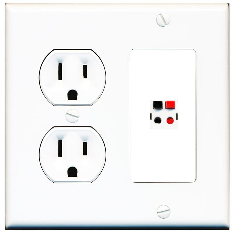 SPEAKER Wall Plate [White]