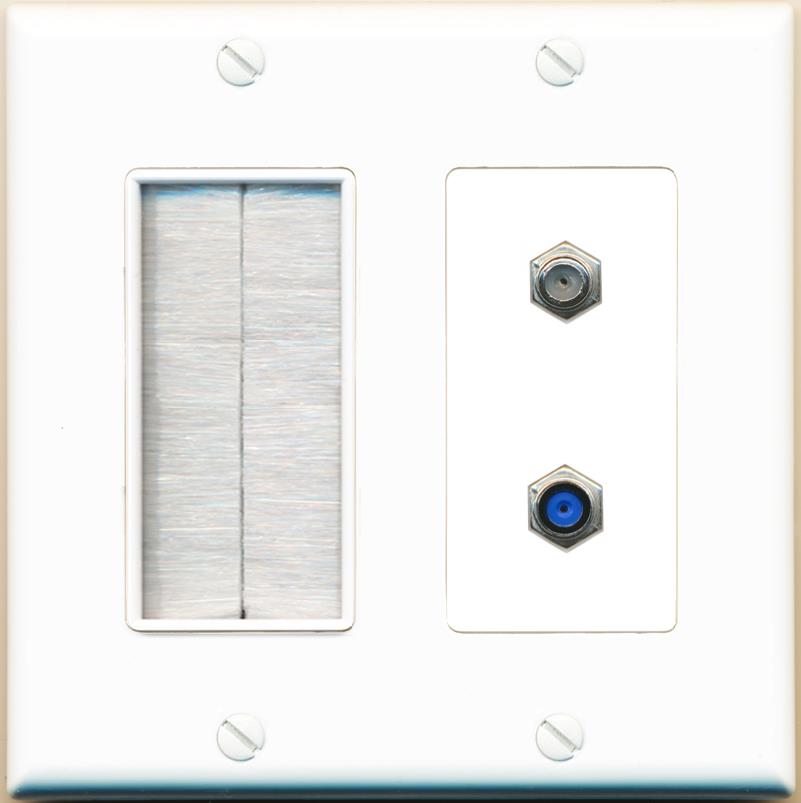 COAX F81 Wall Plate [White]