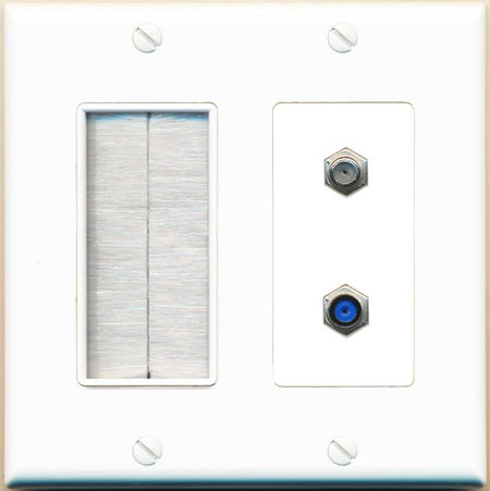 COAX F81 Wall Plate [White]