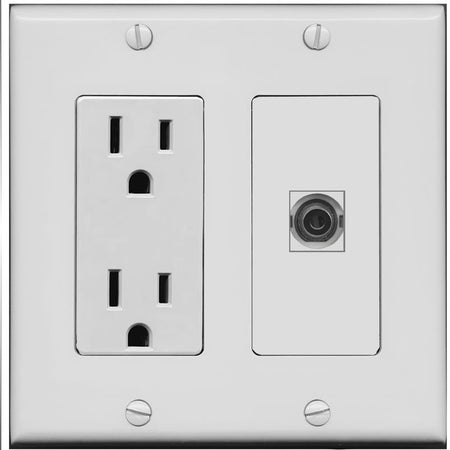 3.5mm Wall Plate [Gray]